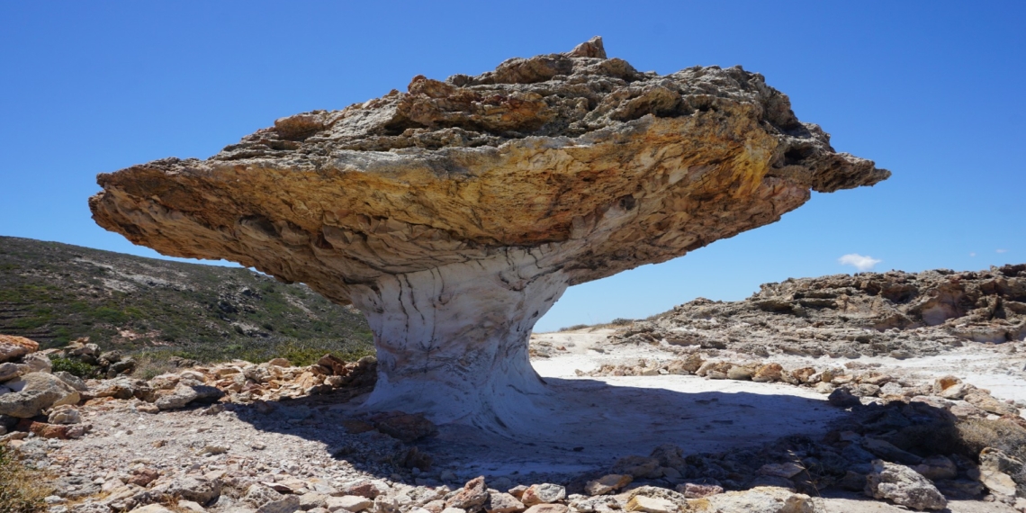 Σκιάδι: Το ελληνικό εντυπωσιακό πέτρινο μανιτάρι